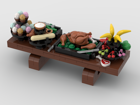 How to build Lego mini food - How to build it