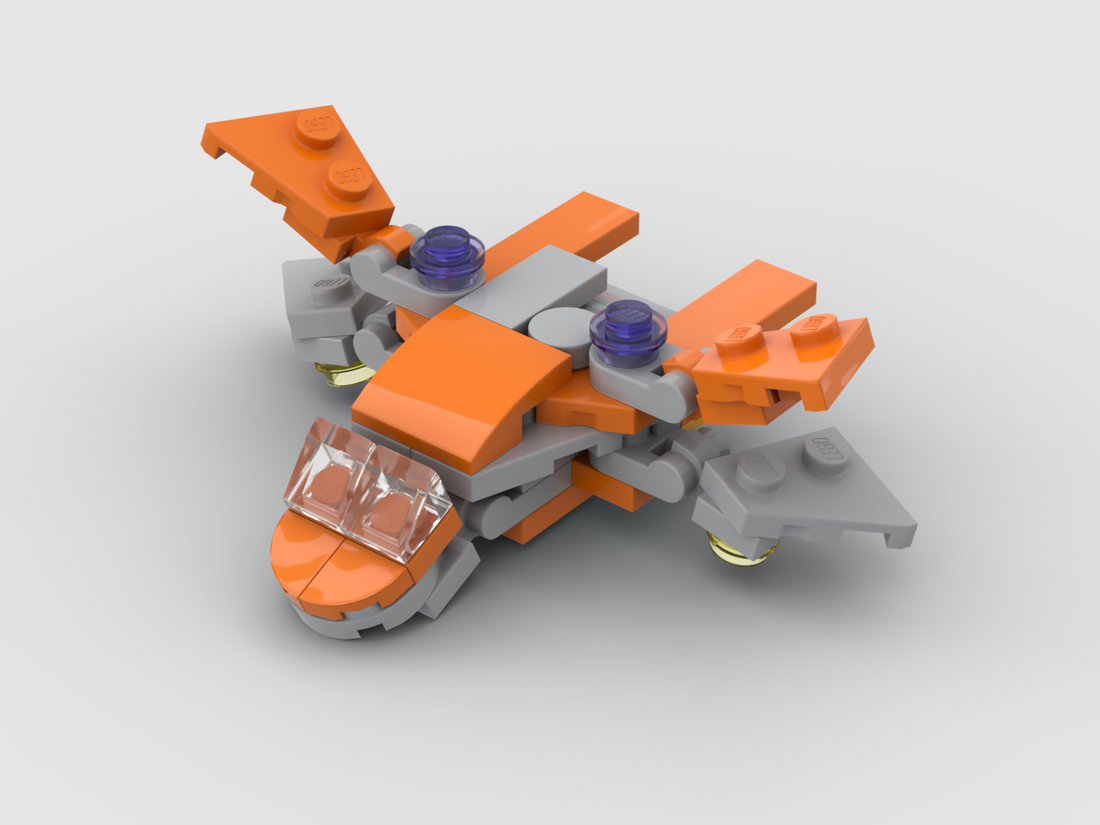 How to build micro Lego planes - How to build it