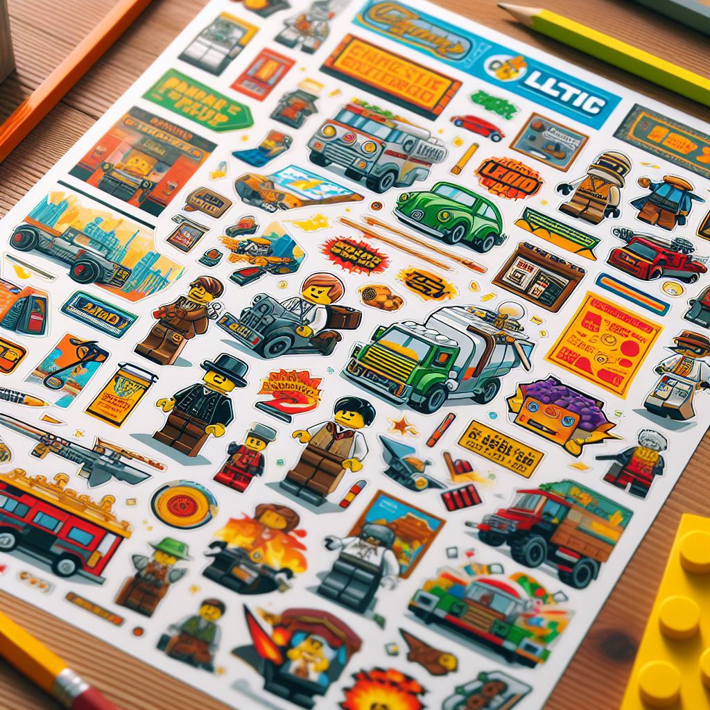How to Print Custom Stickers for Lego 2 How to Print Custom Stickers for Lego