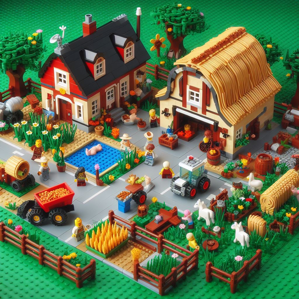 Lego Farm House LEGO Ideas A Nice Day At The Farm Achieves 10,000