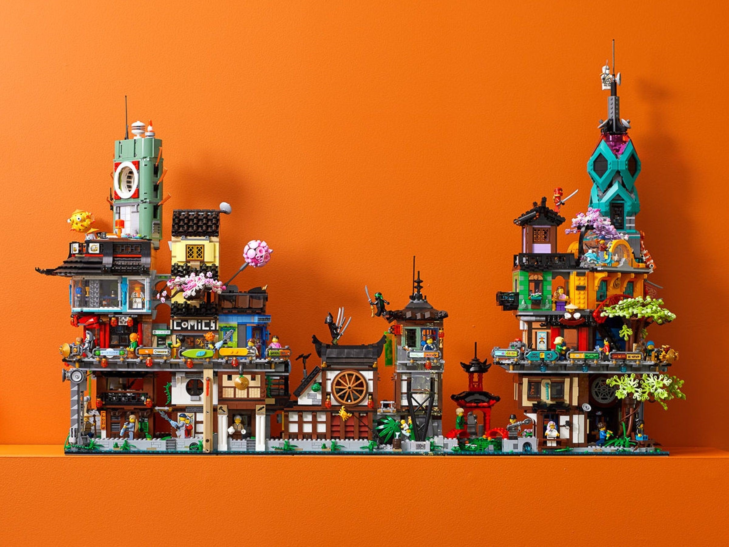 Lego Ninjago city moc ideas How to build it