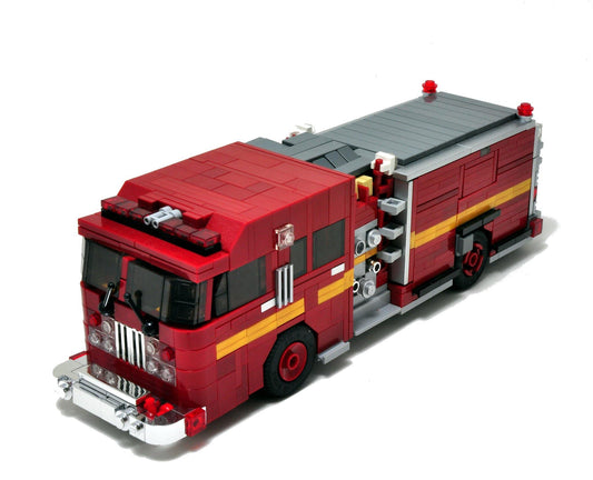Lego Firefighting and Rescuing MOCs - How to build it