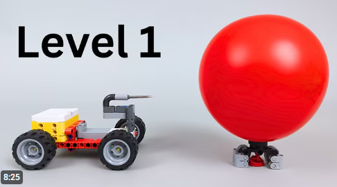 Can a LEGO Technic Car Really Pop Balloons?
