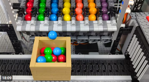 Infinite LEGO Candy Factory: When Technic, Mindstorms, and Sweet Engineering Click