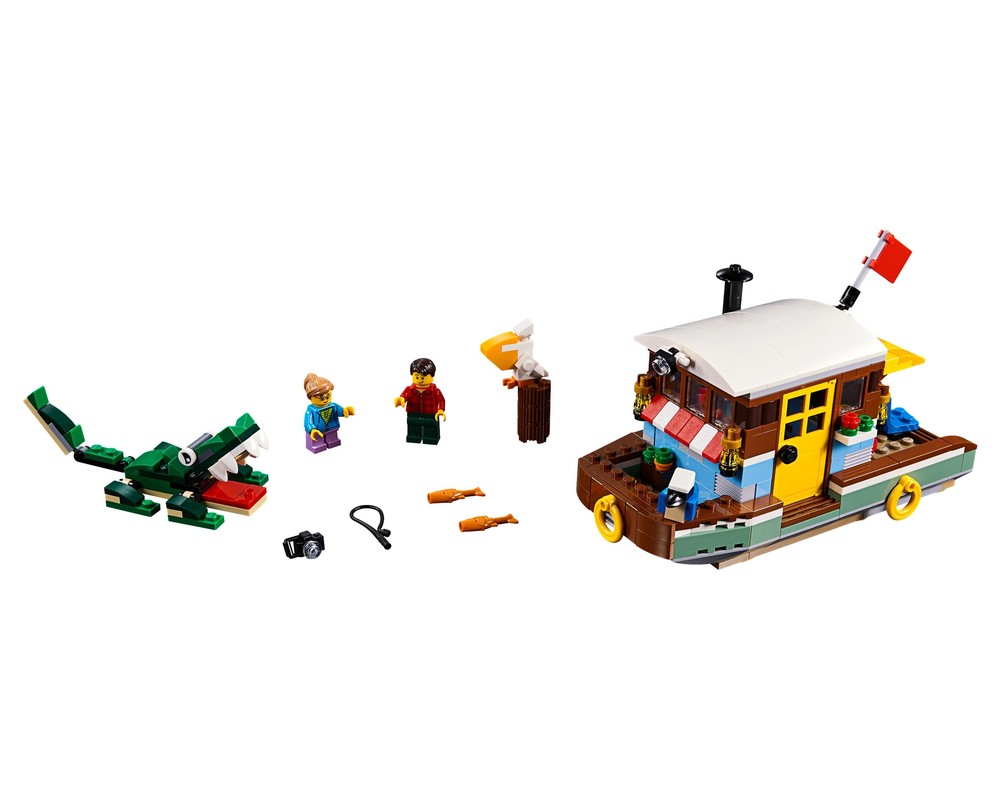 LEGO SET 31093 - Alternate build | Riverside Houseboat