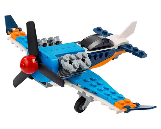 LEGO SET 31099 Propeller Plane alternate build - free tutorial