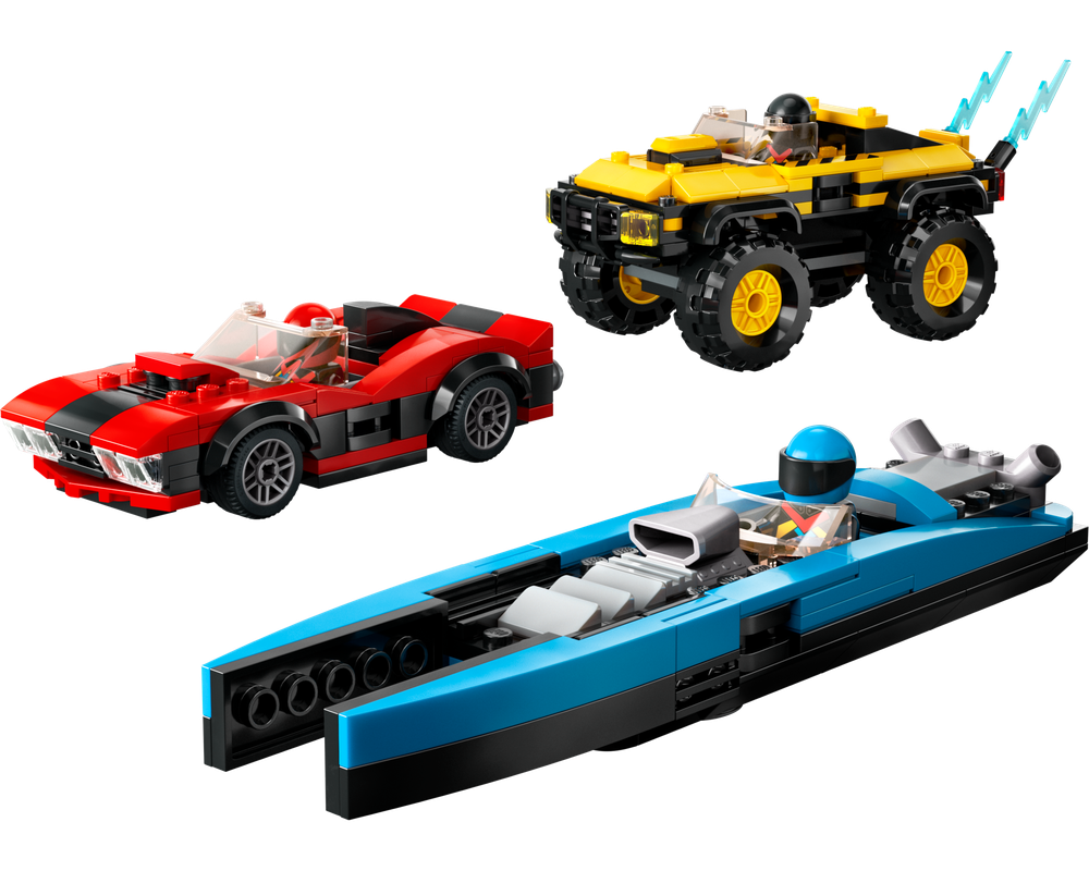 LEGO SET 60395 - Alternate build | Combo Race Pack