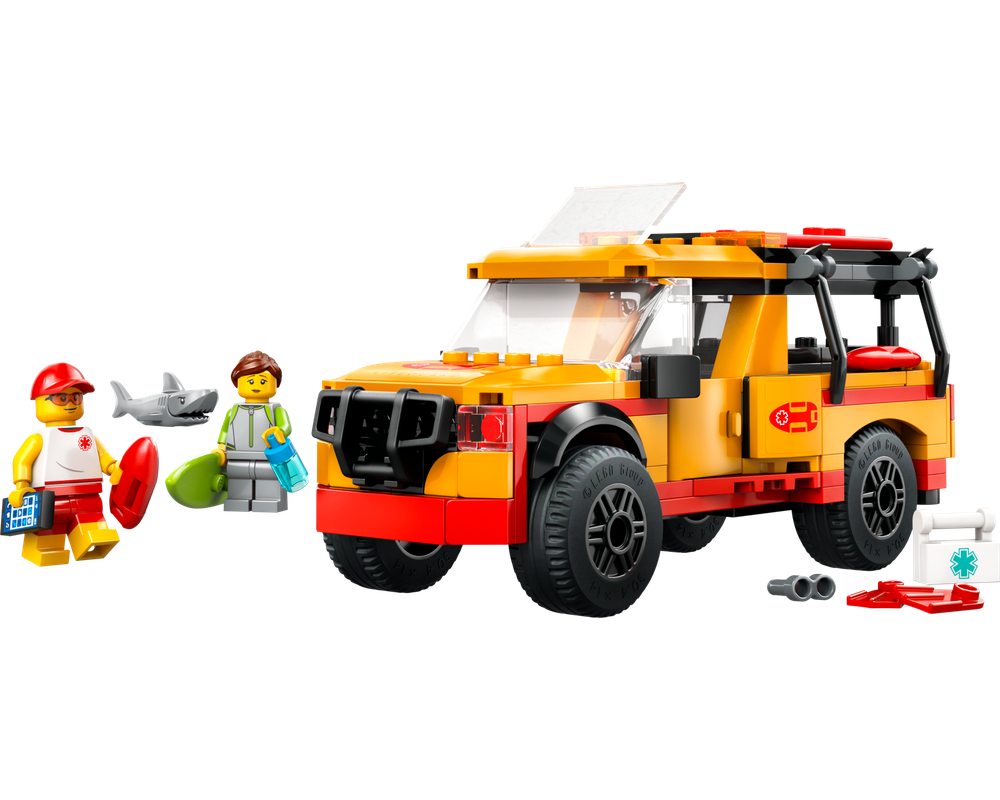 LEGO SET 60453 - Alternate build | Lifeguard Beach Rescue Truck
