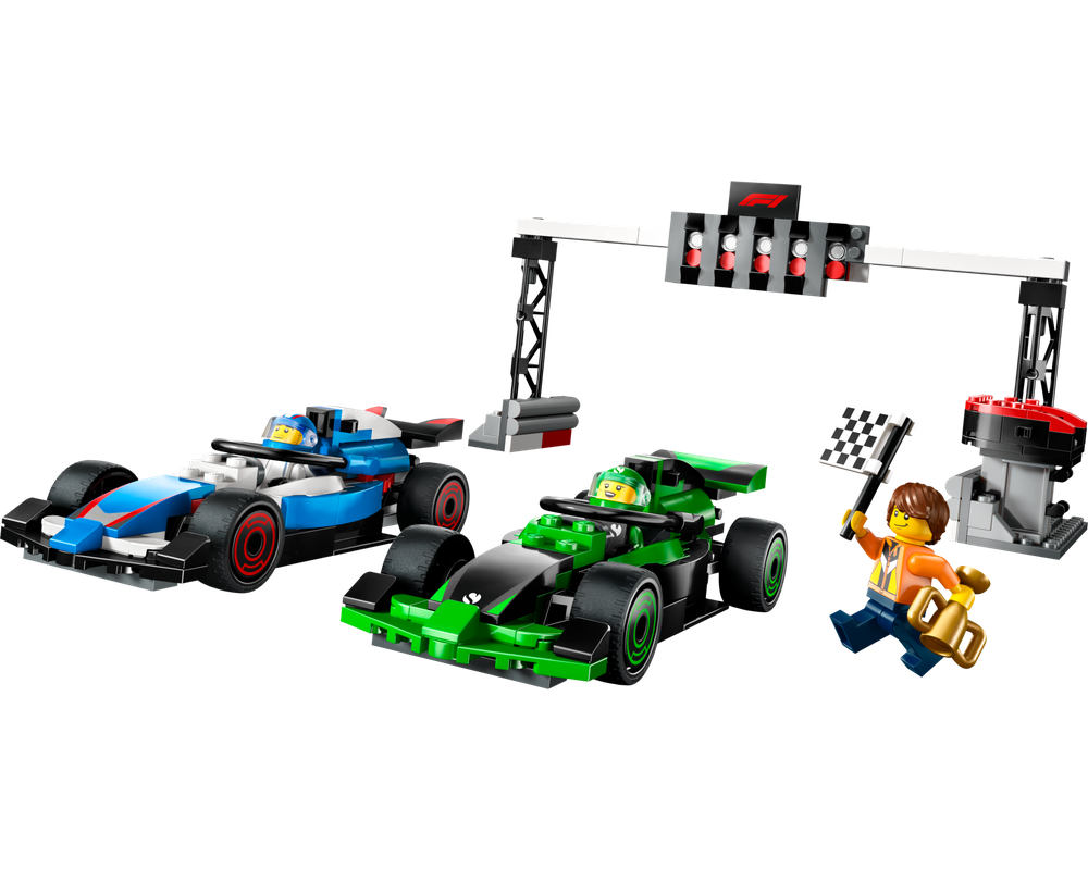 LEGO SET 60474 - Alternate build | F1 Grid with VCARB & Sauber Race Cars