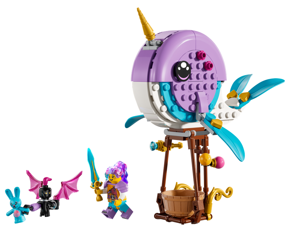 LEGO SET 71472 - Alternate build | Izzie's Narwhal Hot-Air Balloon
