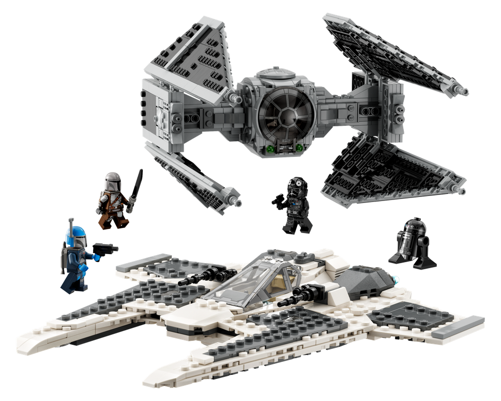 LEGO SET 75348 - Alternate build | Mandalorian Fang Fighter vs. TIE Interceptor