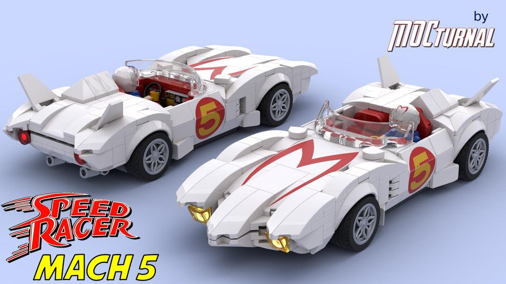 10 Inspiring Speed Racer Mach 5 LEGO MOCs: Instructions, Tips and Ideas