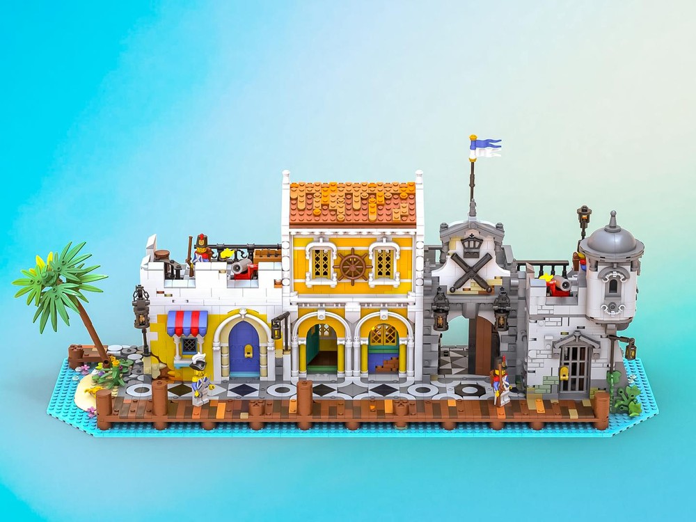 10 Inspiring Pirates / Medieval Harbor LEGO MOCs: Instructions, Tips and Ideas