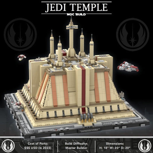 10 Inspiring THE JEDl TEMPLE - CORUSCANT LEGO MOCs: Instructions, Tips and Ideas