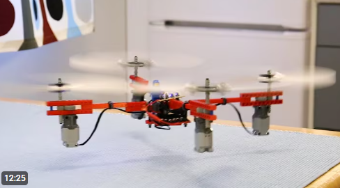 LEGO Drone: Making a Quadcopter with LEGO Motors & Propellers