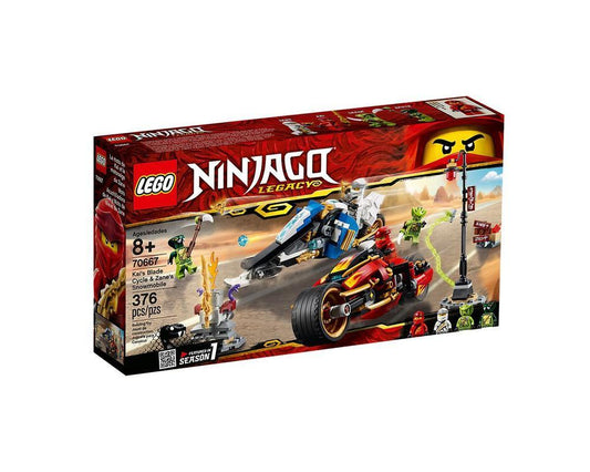 Lego 70667 alternative build - Kai’s Blade Cycle & Zane’s Snowmobile - How to build it
