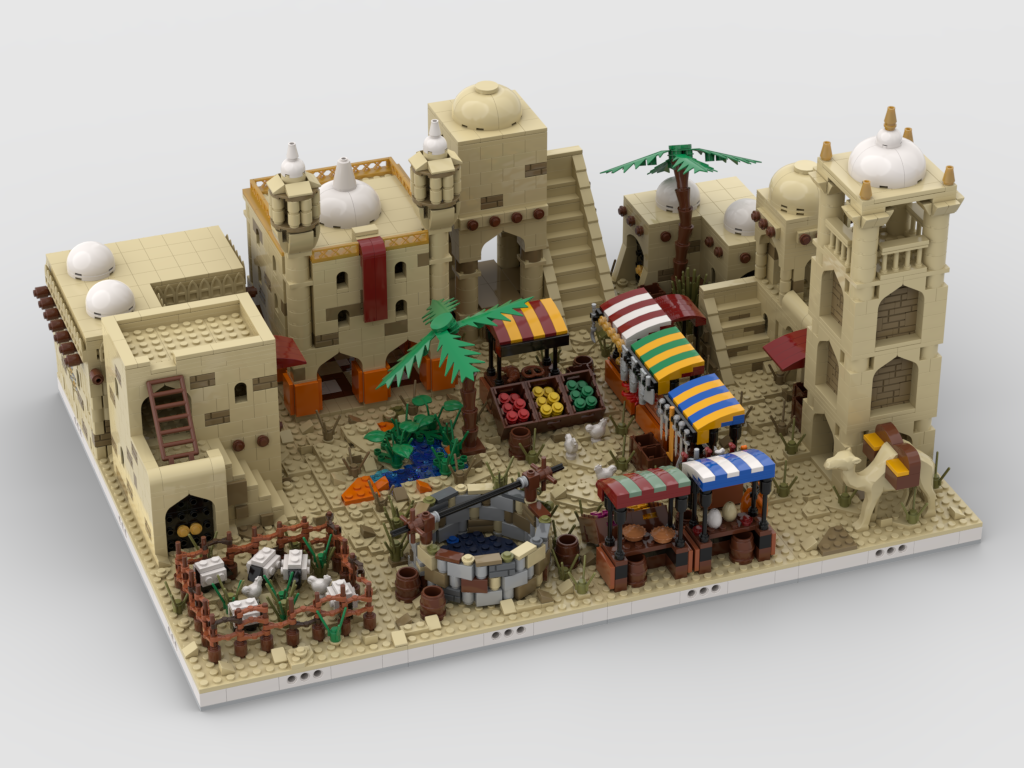 Desert Village LEGO MOC instruction – How to build it