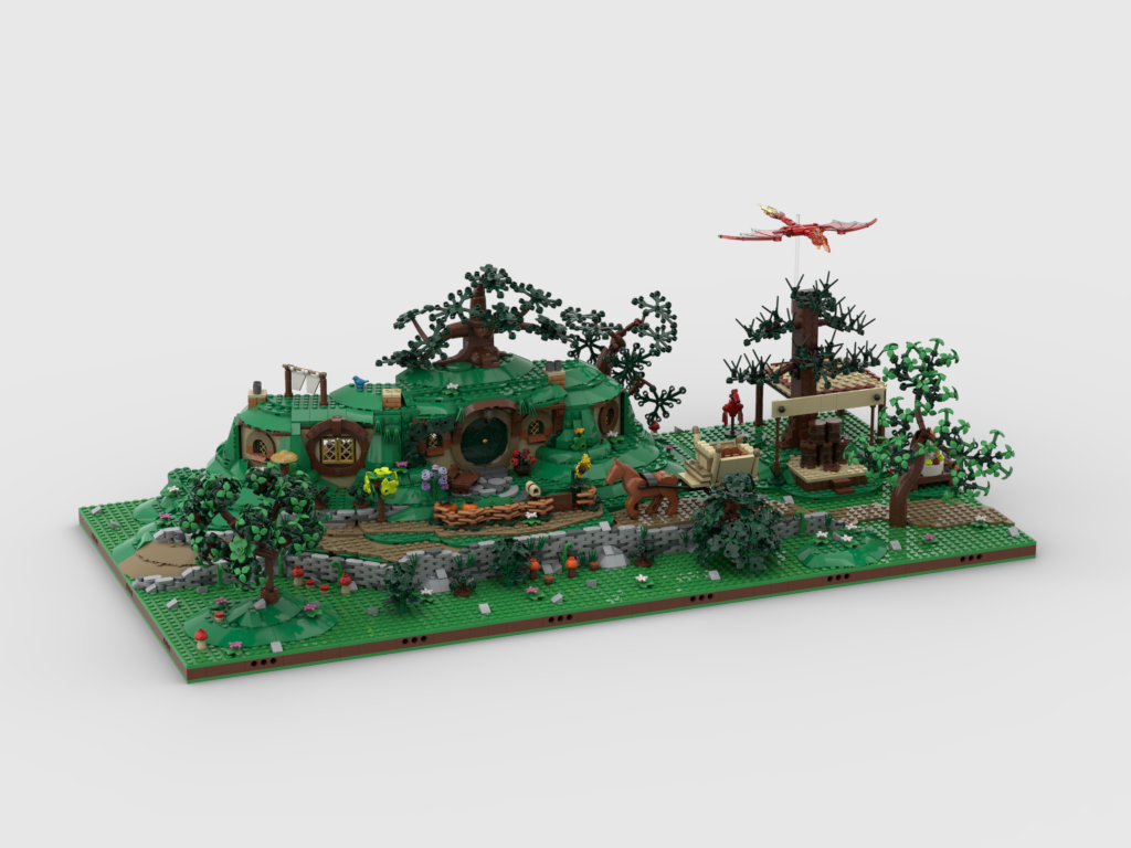 MOC - Display for set 10354 The Shire