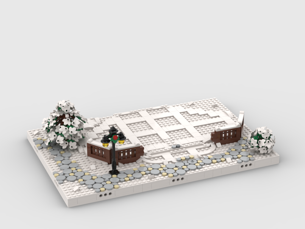 MOC - Winter Village - Display for set 10293 Santa's Visit