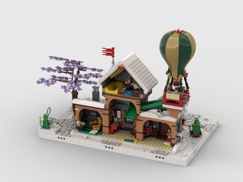 MOC - Winter Village - Display for set 10339 - Santa's Post Office