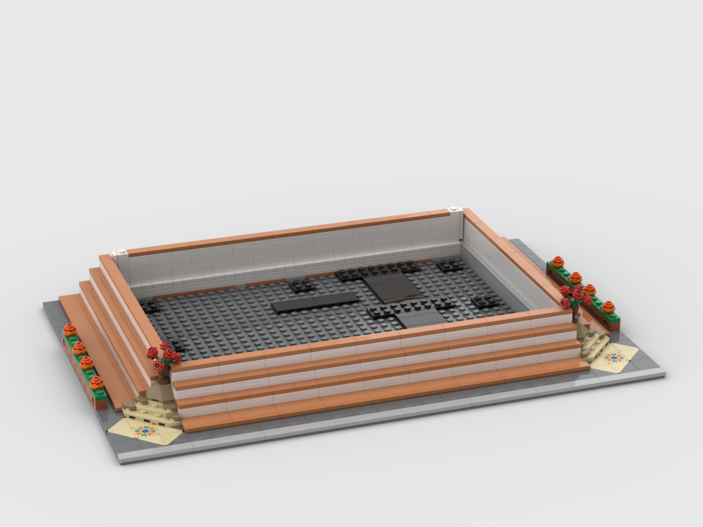 MOC - Modular Display for set 10359 - Fountain Garden
