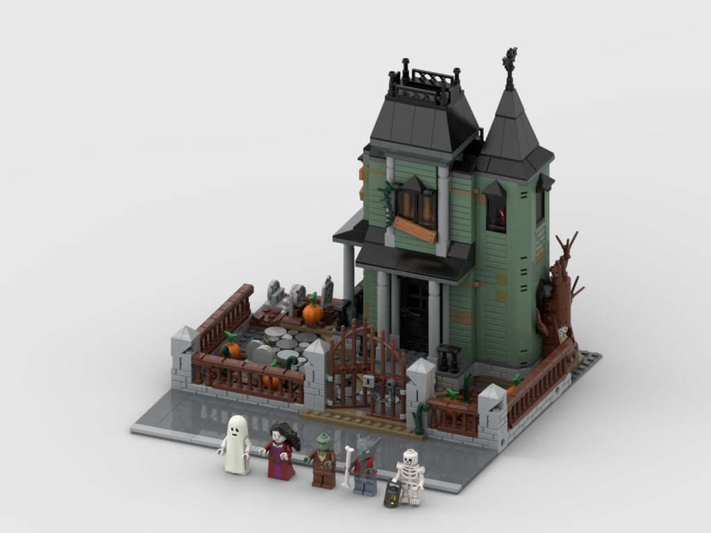 MOC - Modular display for set 31167 - Haunted Mansion