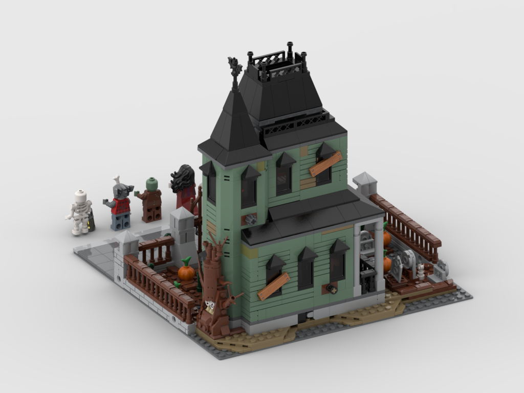 MOC - Modular display for set 31167 - Haunted Mansion