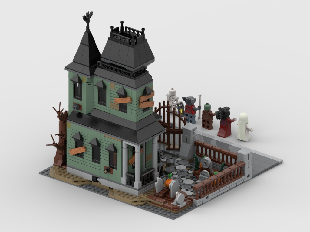 MOC - Modular display for set 31167 - Haunted Mansion