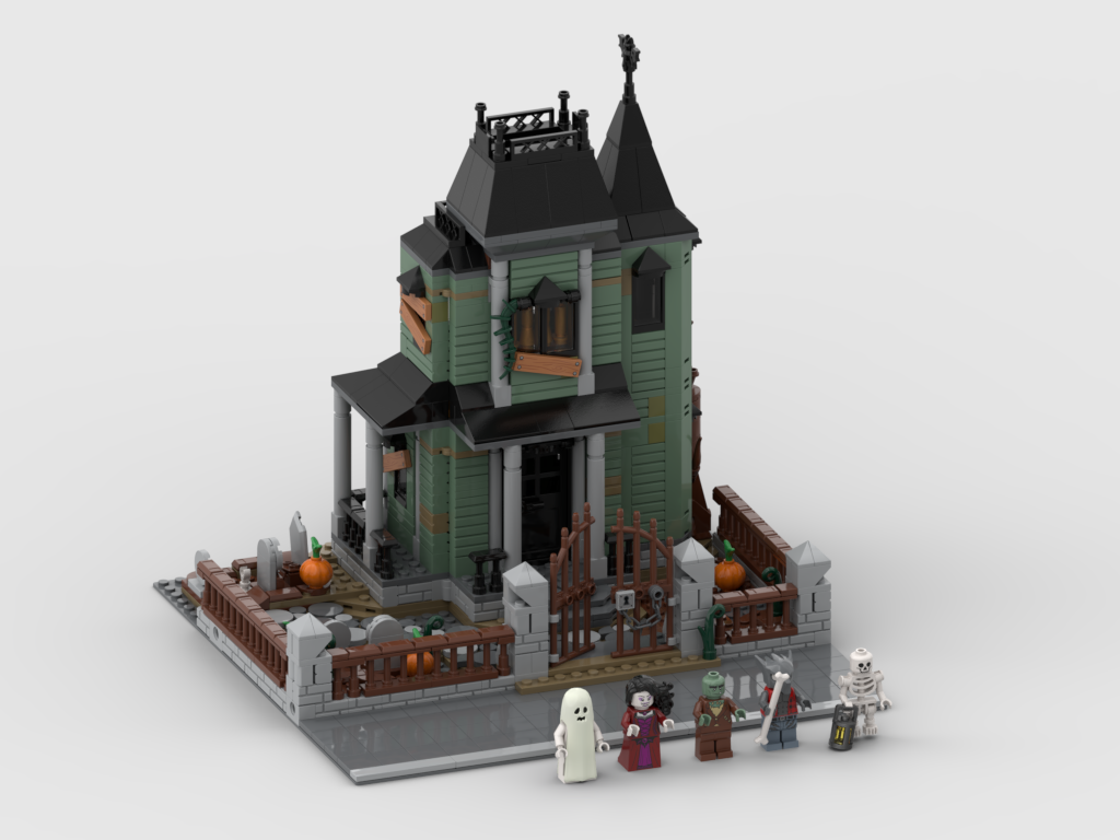 MOC - Modular display for set 31167 - Haunted Mansion