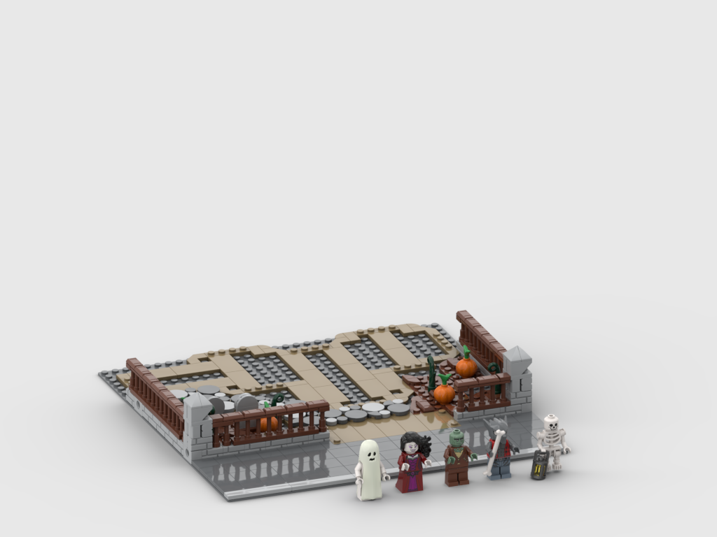 MOC - Modular display for set 31167 - Haunted Mansion