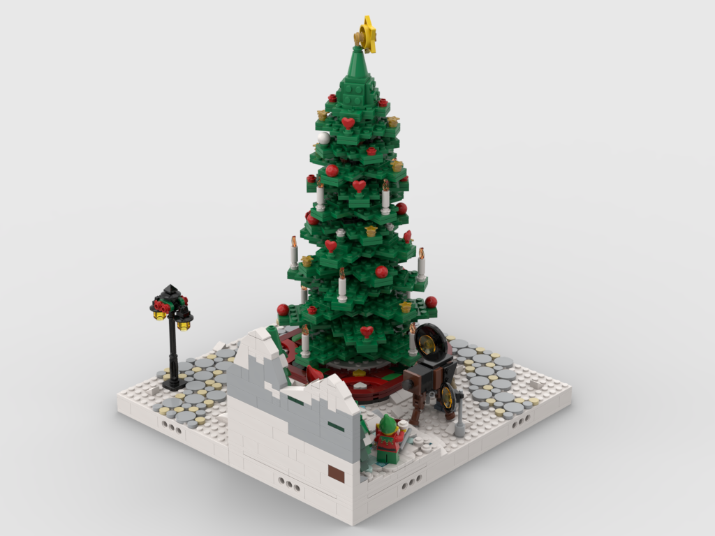 MOC - Winter Village - Display for set 40564 + 40573