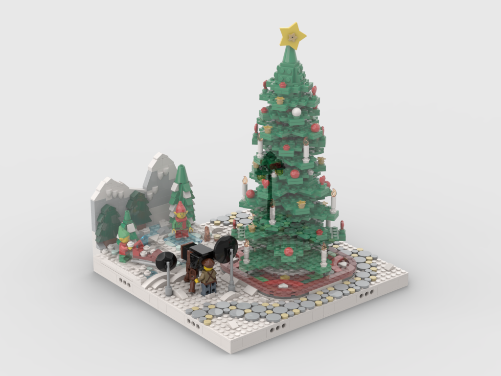 MOC - Winter Village - Display for set 40564 + 40573