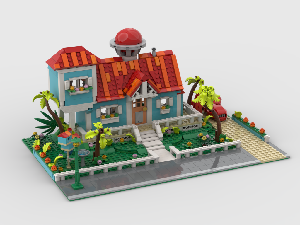 MOC - Display for set 43268 - Lilo and Stitch Beach House