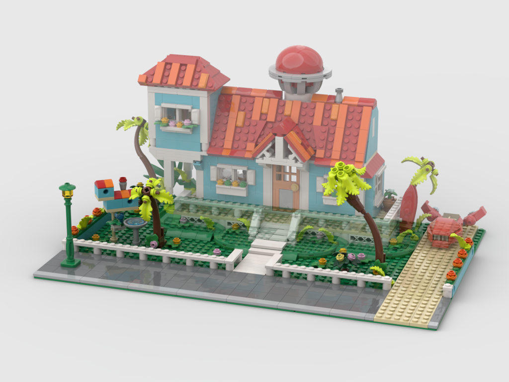 MOC - Display for set 43268 - Lilo and Stitch Beach House
