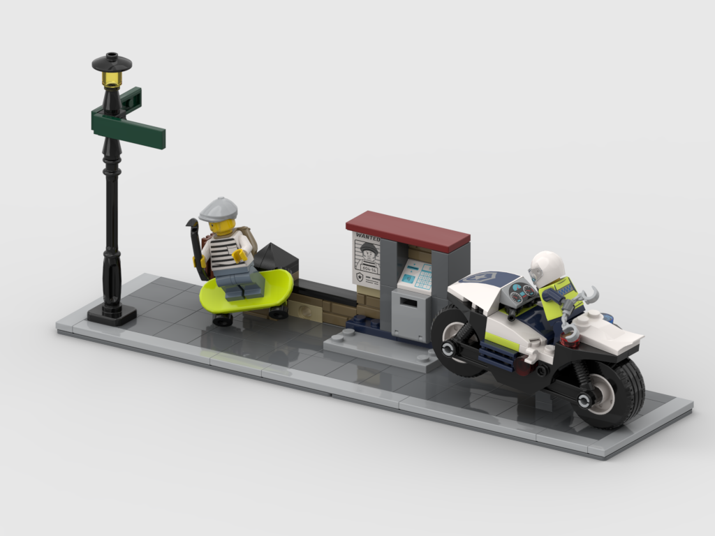 MOC - Modular Display for set 60455 - Turn every modular model into a corner