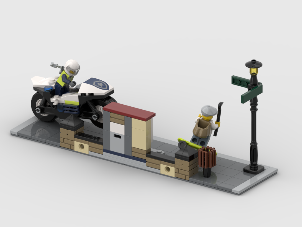 MOC - Modular Display for set 60455 - Turn every modular model into a corner