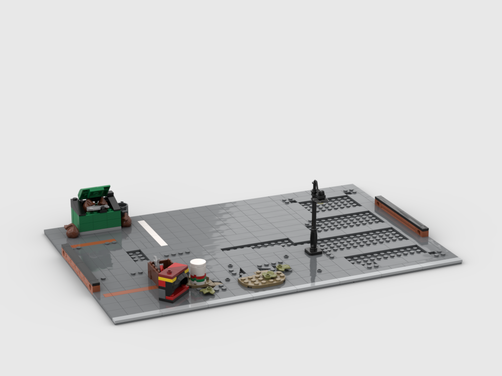 MOC - Modular Scrapyard - Display for set 60472