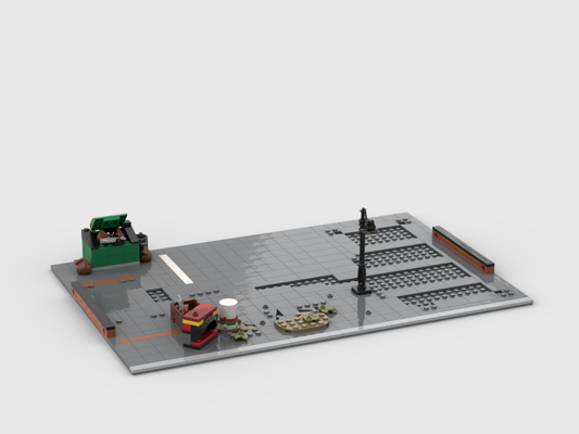 MOC - Modular Scrapyard - Display for set 60472