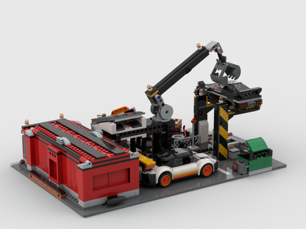 MOC - Modular Scrapyard - Display for set 60472
