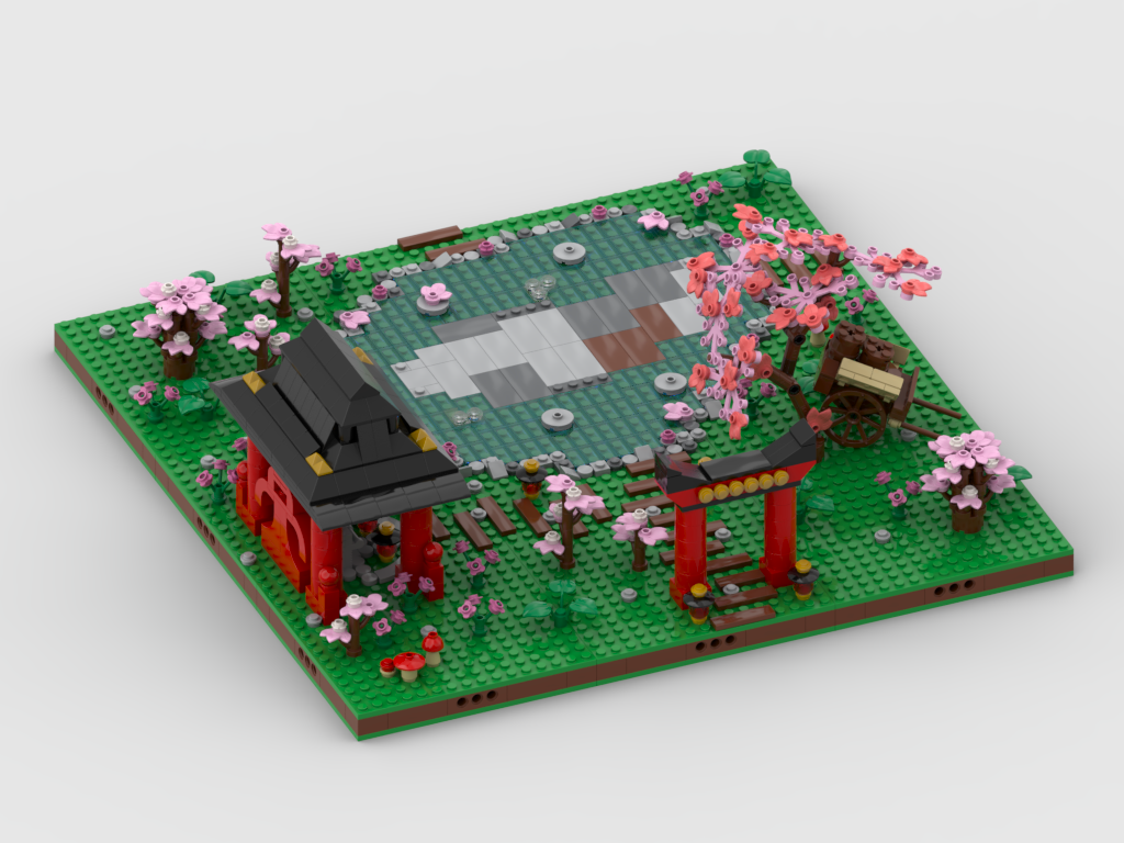 MOC - Display for set 71819 - Dragon Stone Shrine