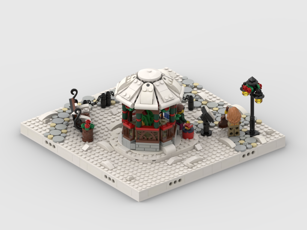 MOC - Winter Village - Display for set 40778-1 - Winter Gazebo