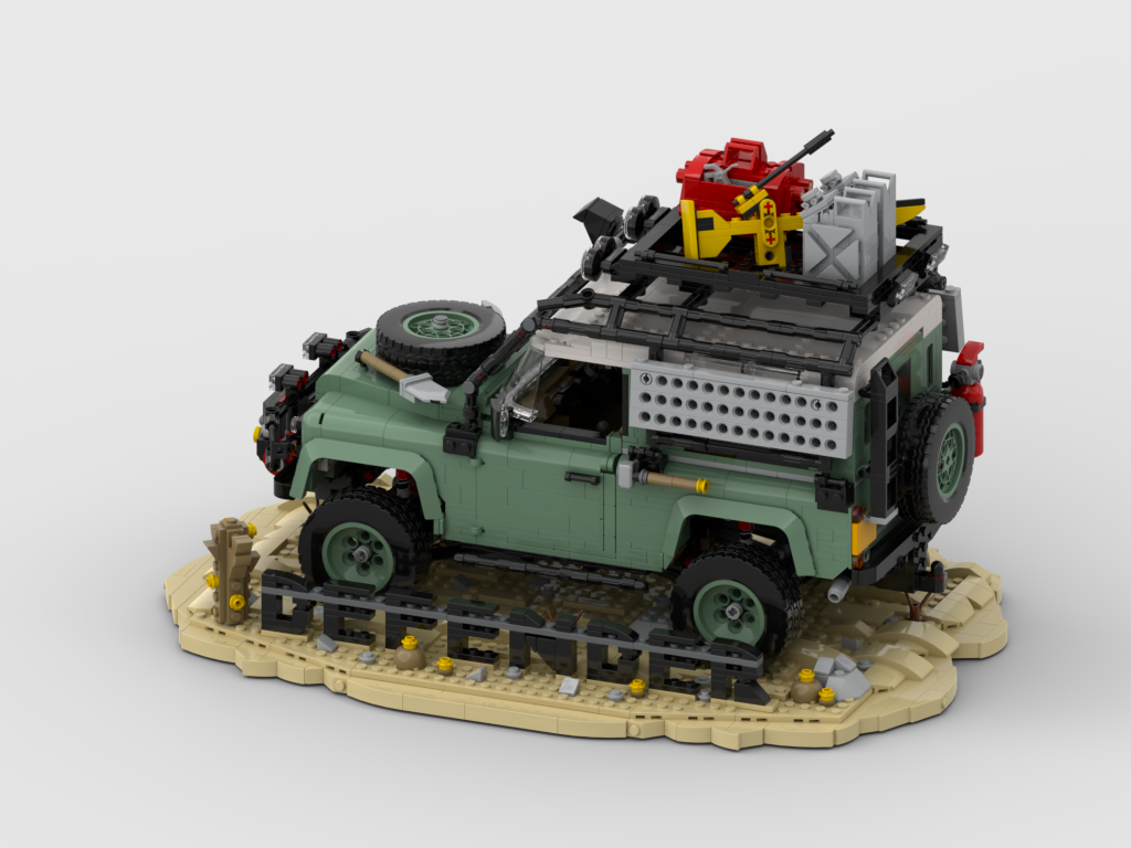 MOC - Display for set 10317 - Land Rover Classic Defender 90