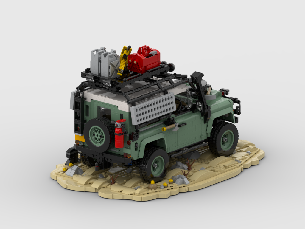 MOC - Display for set 10317 - Land Rover Classic Defender 90