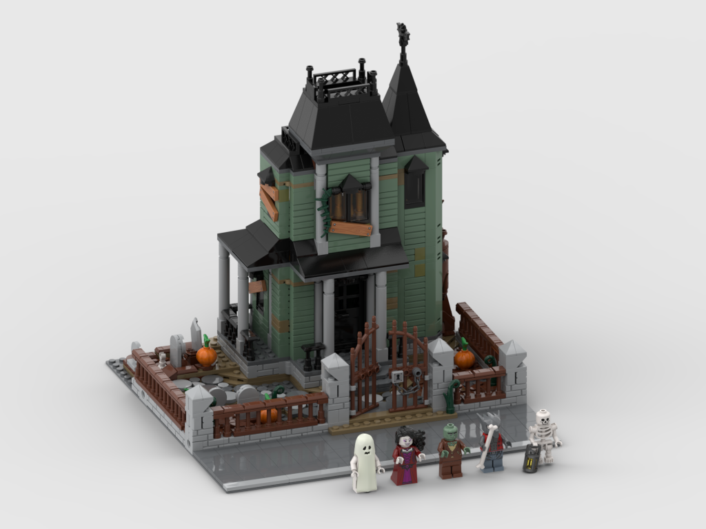 MOC - Modular display for set 31167 - Haunted Mansion