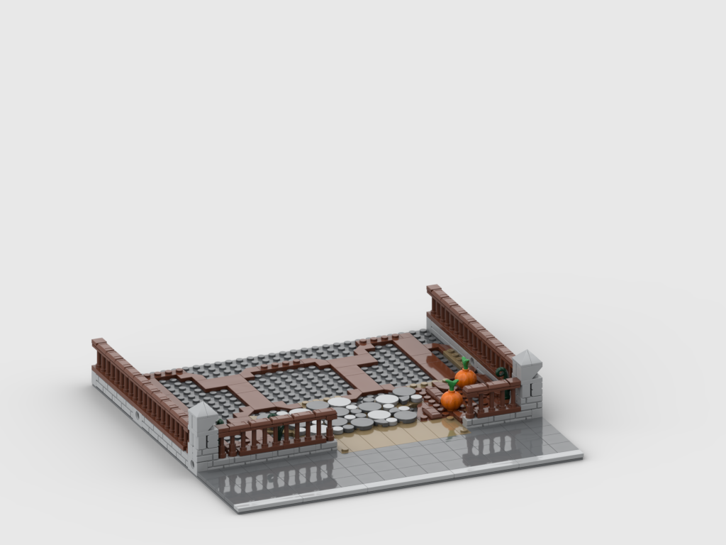 Modular display for set 31167 - Haunted Mansion (Open mode) Bro