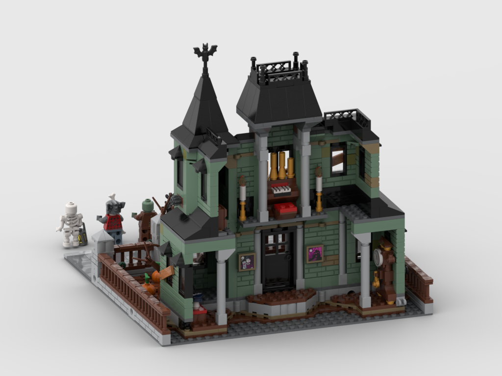 Modular display for set 31167 - Haunted Mansion (Open mode) Bro