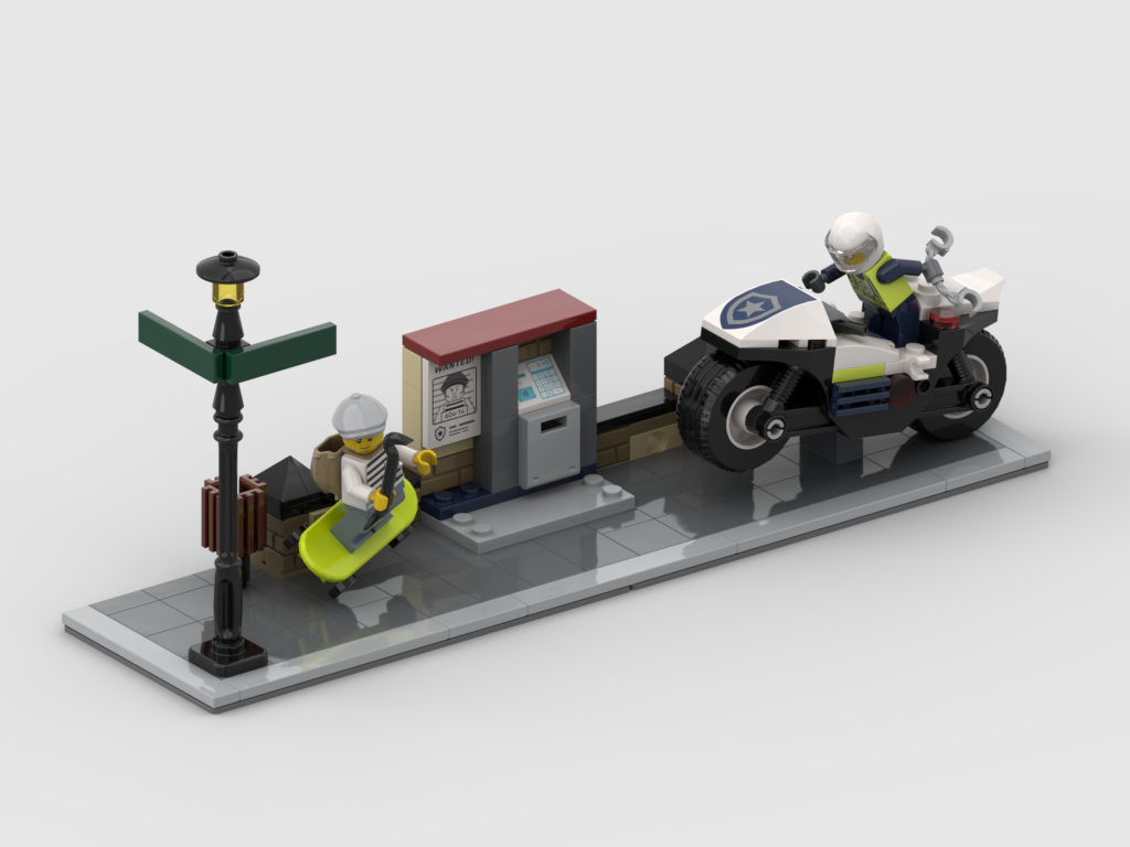 MOC - Modular Display for set 60455 - Turn every modular model into a corner