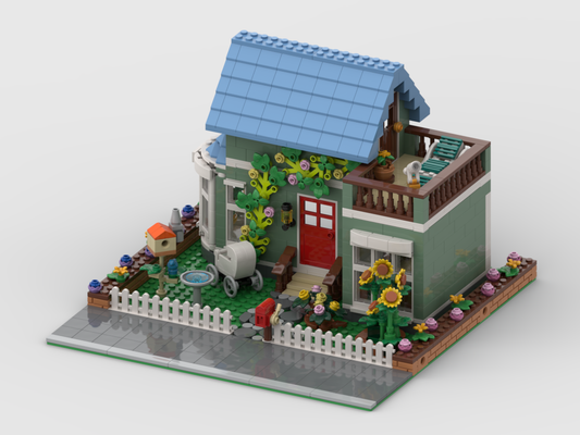 MOC - Cozy Sunflower Cottage