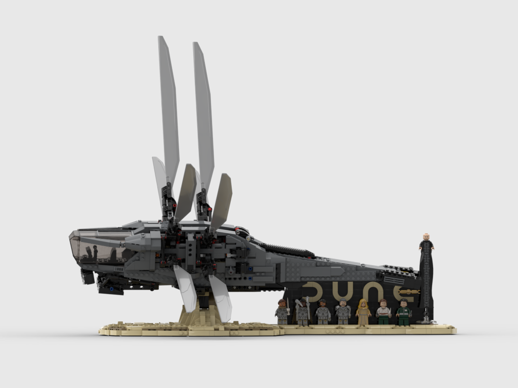 MOC - Display for set 10327 Dune Atreides Royal Ornithopter