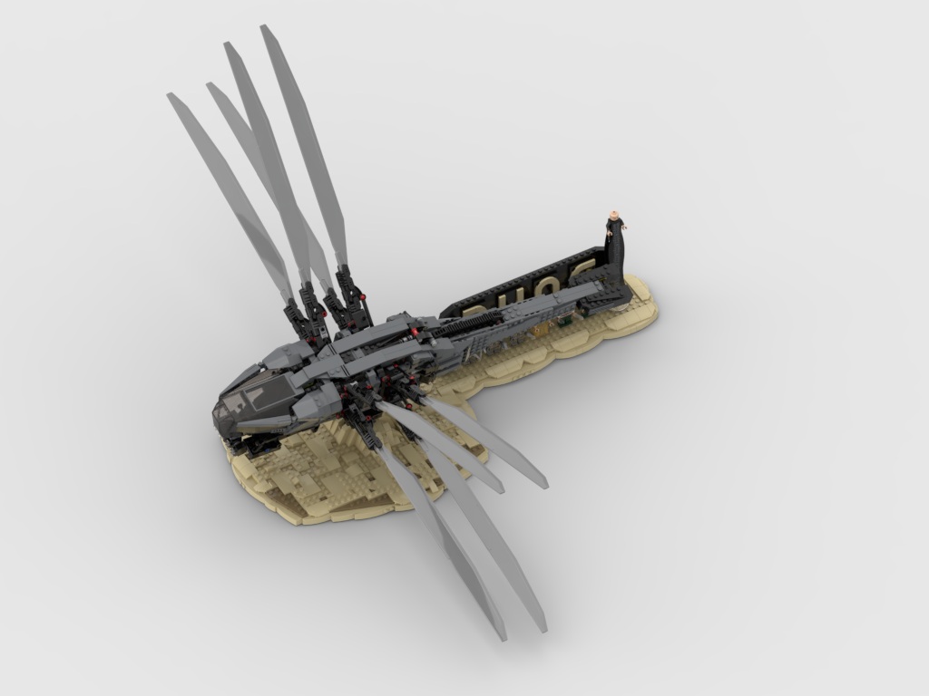 MOC - Display for set 10327 Dune Atreides Royal Ornithopter